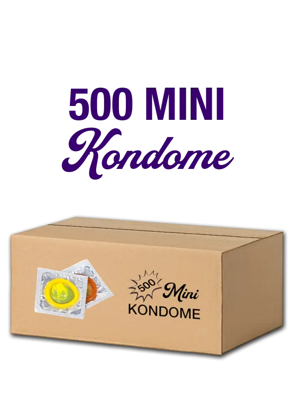 Großpackung Mini-Kondome – Prank-Paket